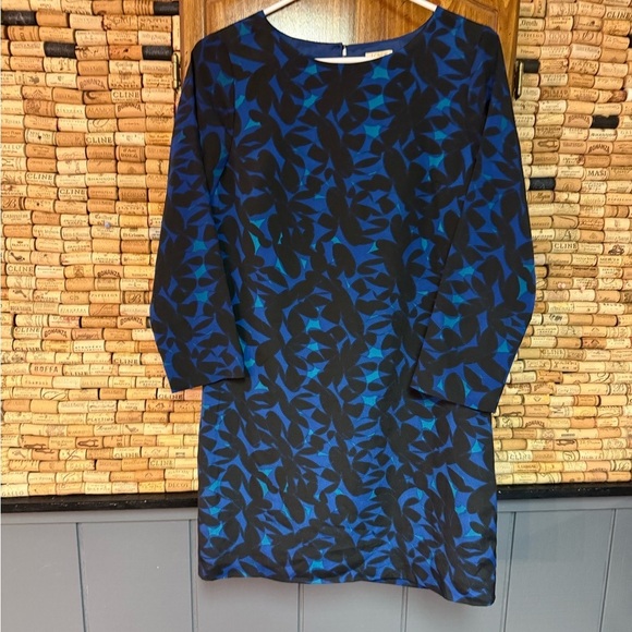 J Crew floral mod round neck shift dress size 2 - Picture 1 of 7